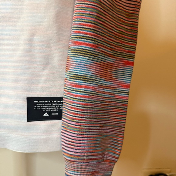 Adidas Multicolor Striped Long Sleeve Shirt - Picture 2 of 11